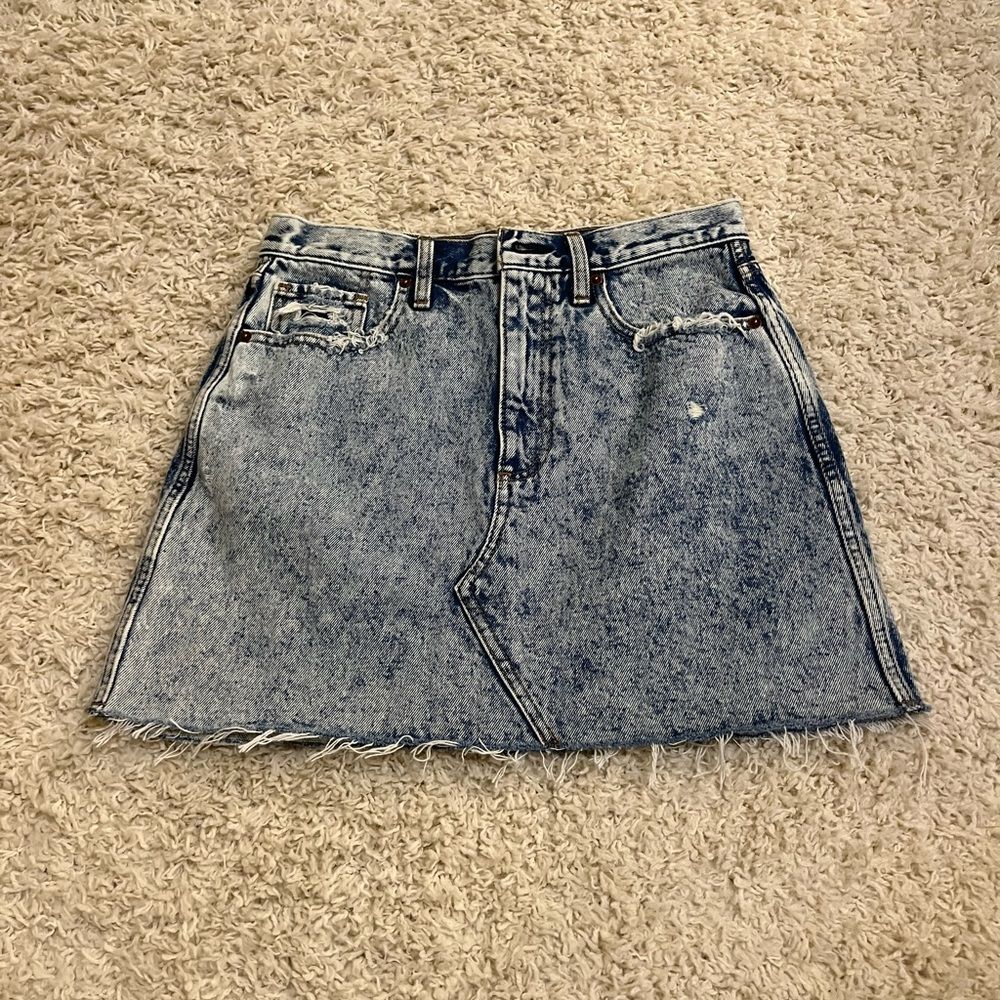 Abercrombie denim jean skirt size 4